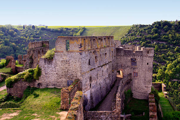 burg rheinfels - rheinfels fotografías e imágenes de stock