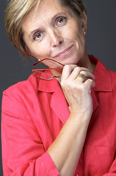 istock Woman in red shirt 179298408