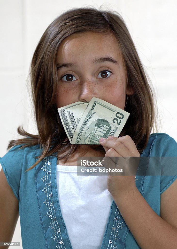 $20 USD di franchigia - Foto stock royalty-free di Bambino