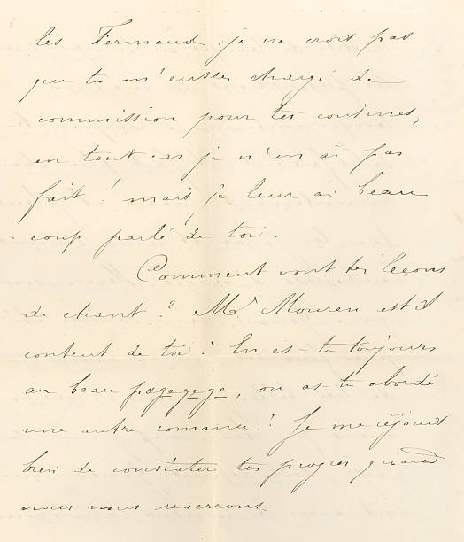 istock Antique French Writing 179298693