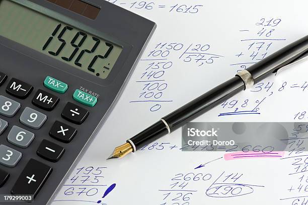 Calculation Stock Photo - Download Image Now - Abstract, Activity, Adjusting