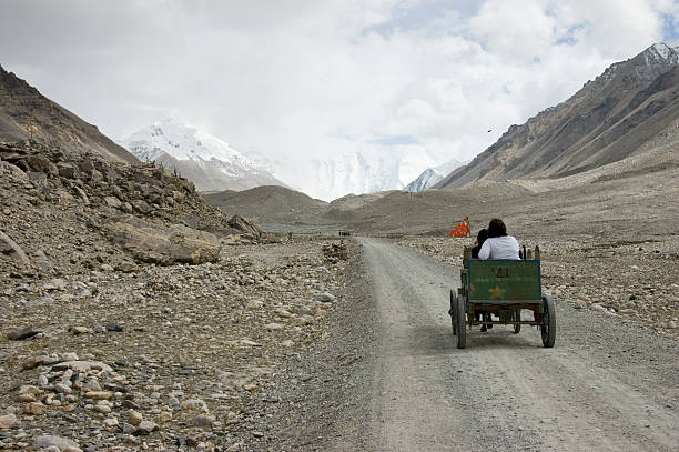 Donkey cart to base camp