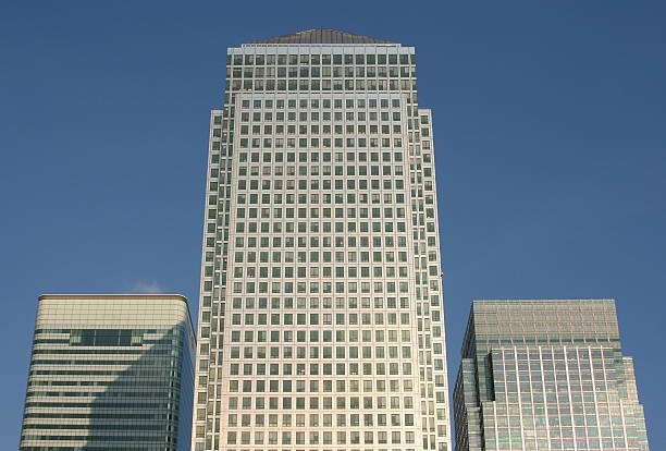 Corporate buildings stock photo