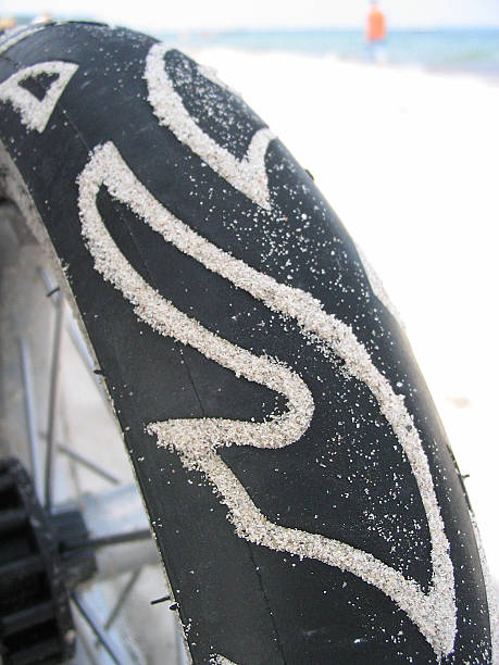 sand on wheel stock photo