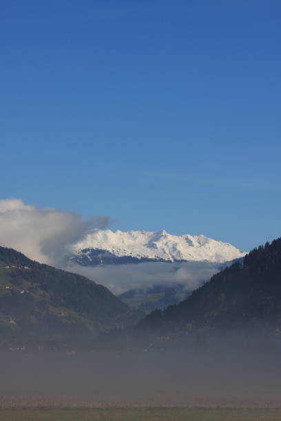 Mountain Lanscape in the morning stock photo