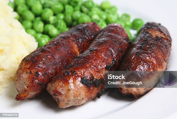 Sausages Stock Photo - Download Image Now - Close-up, Dinner, Food