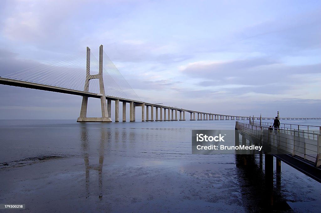 Vasco da Gama bridge, le plus grand d'Europe - Photo de Affaires libre de droits