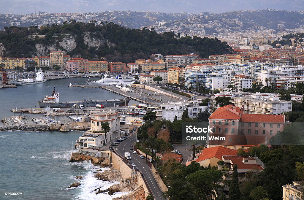 Nizza der französischen Riviera - Lizenzfrei Anlegestelle Stock-Foto