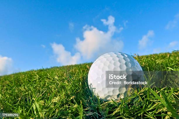 Golfball Auf Dem Fairway Bunker Mit Blauer Himmel Hintergrund Stockfoto und mehr Bilder von Florida - USA