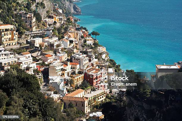 Positano Iasa Stock Photo - Download Image Now - Amalfi, Amalfi Coast, Architecture