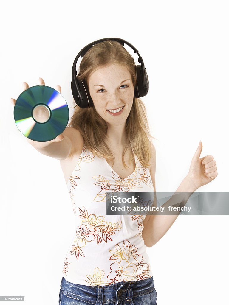 Adoramos este cd - Royalty-free 25-29 Anos Foto de stock