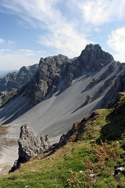 Hiking Panorama Axamer Lizum/Innsbruck/Tyrol/Austria schutt stock pictures, royalty-free photos & images