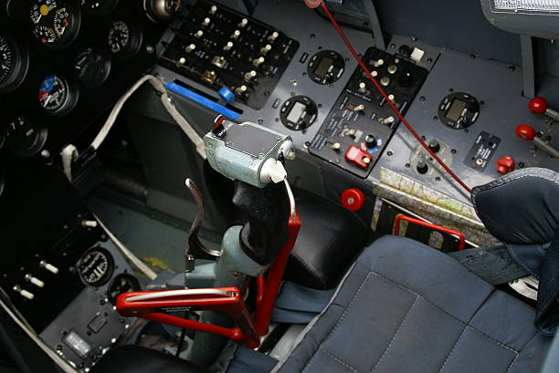 L-39 Cockpit stock photo