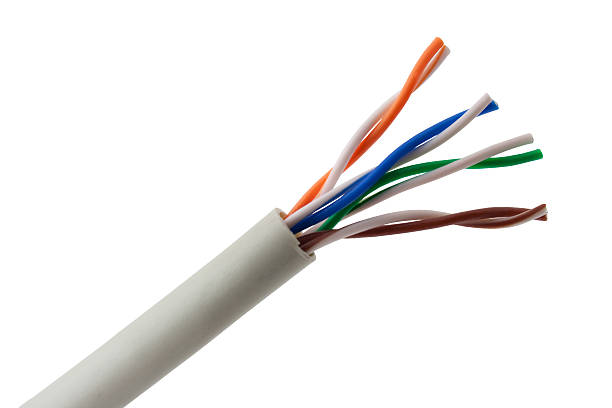 Ethernet cable stock photo