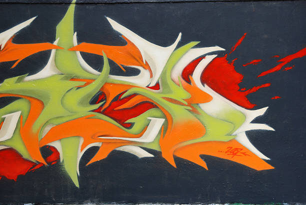 istock Colorful modern art paintings on the walls 179302311