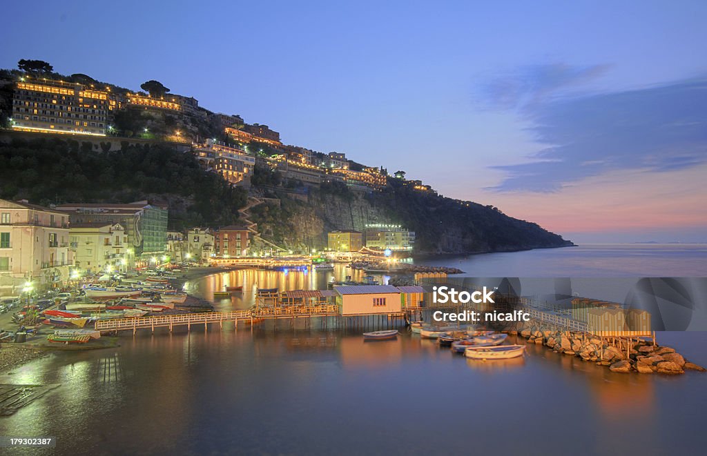 Au crépuscule, de Marina Grande-Sorrente - Photo de Marina Grande - Capri libre de droits