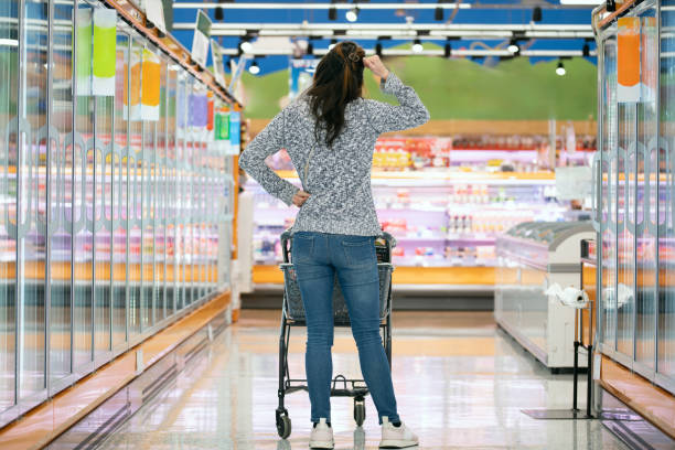 istock A woman worried while shopping 1793032884