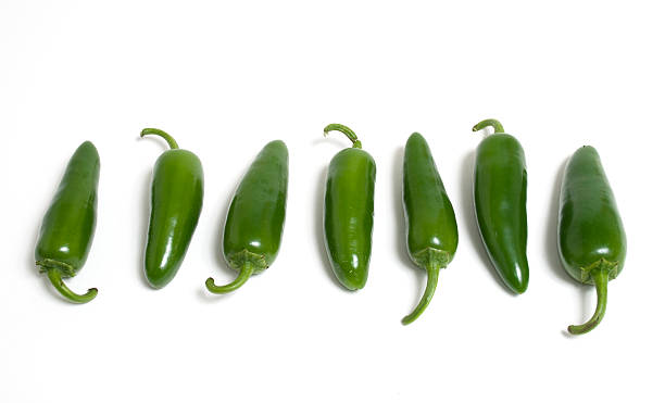 istock Row of Hot Japapeno Peppers 179303477