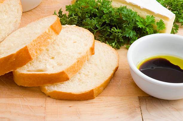 istock Bread with balsamic vinegar, olive oil and cheese 179303513