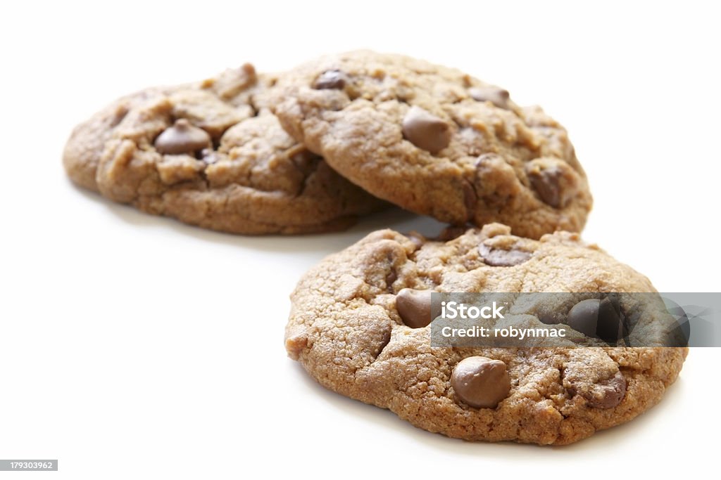 Cioccolato Chip cookie - Foto stock royalty-free di Alimentazione non salutare