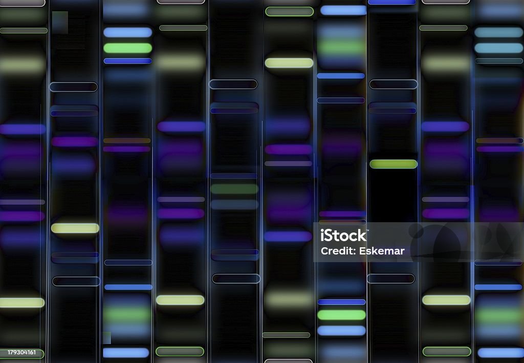 ADN - Illustration de Séquençage des polymères libre de droits