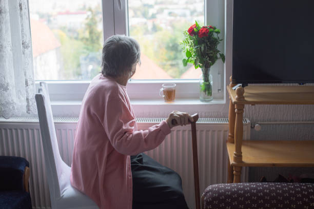 Senior woman in a nursing home