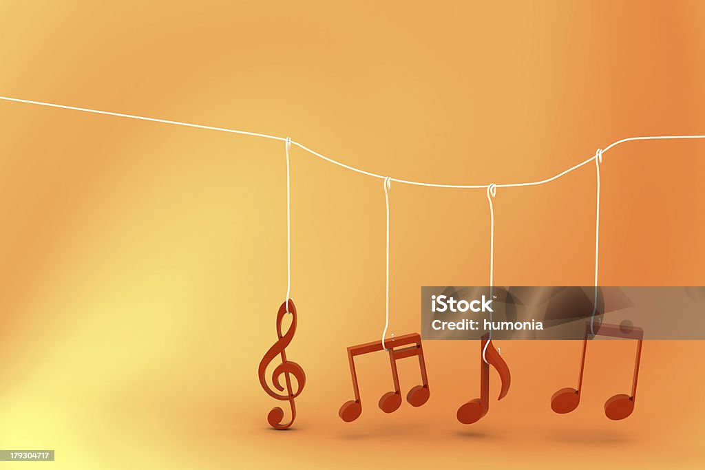 Musik Noten - Lizenzfrei Bildhintergrund Stock-Foto