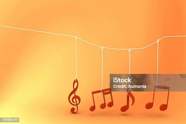 Notas De La Música Foto de stock y más banco de imágenes de Amarillo - Color - Amarillo - Color, Armonía - Concepto, Arte cultura y espectáculos