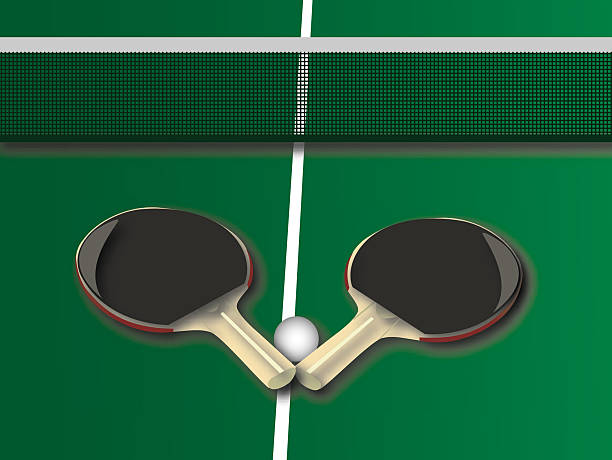 Juego de Ping Pong - foto de stock