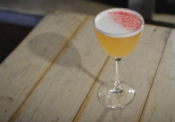 istock Yellow cocktail in cupette 1793050594