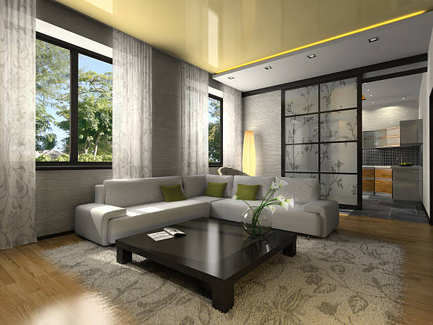 istock Interior of the stylish flat 179305959