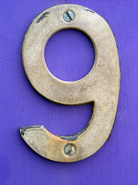 istock English door number (nine) 179306001