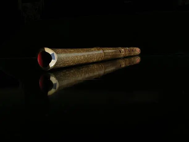 Tang Dynasty flute, precursor to Chinese and Japanese end-blown flutes (xiao and shakuhachi)