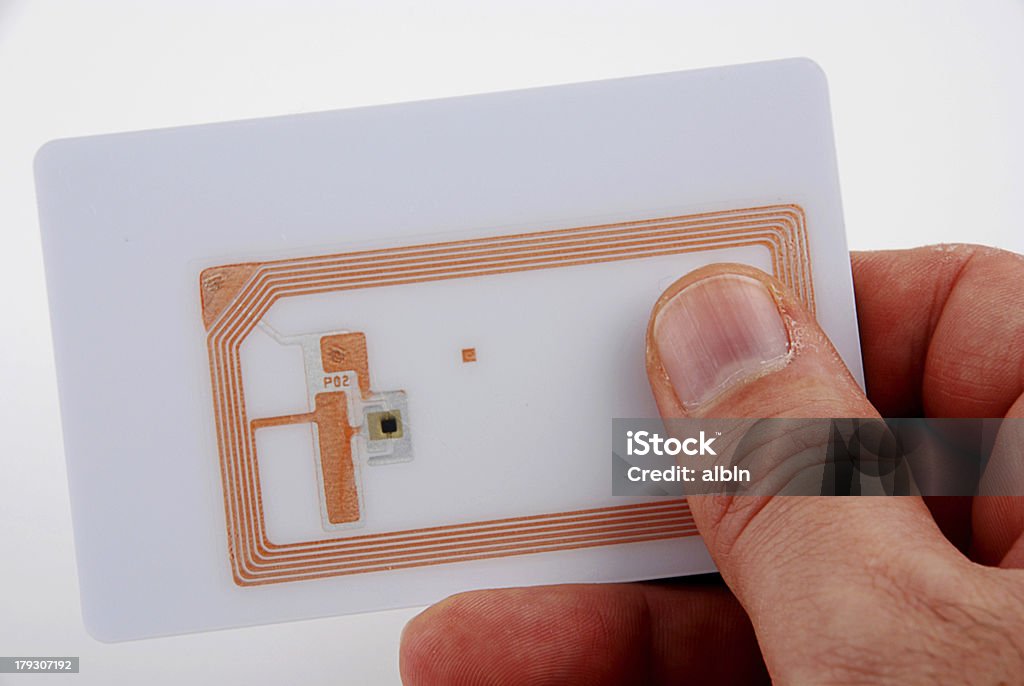 Etichette RFID - Foto stock royalty-free di Affari