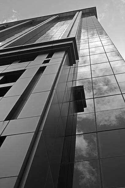 Modern skyscraper in Brisbane, Australia stock photo