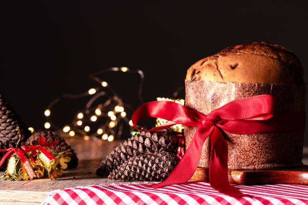 istock Homemade Christmas Even Bread on Blurry Background, Copy Space. 1793074361
