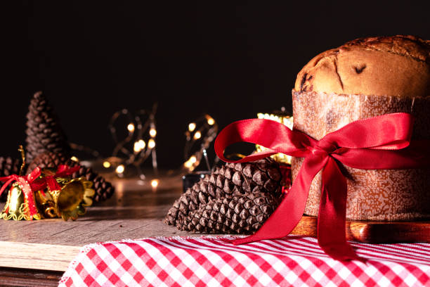 istock Homemade Christmas Even Bread on Blurry Background, Copy Space. 1793074479