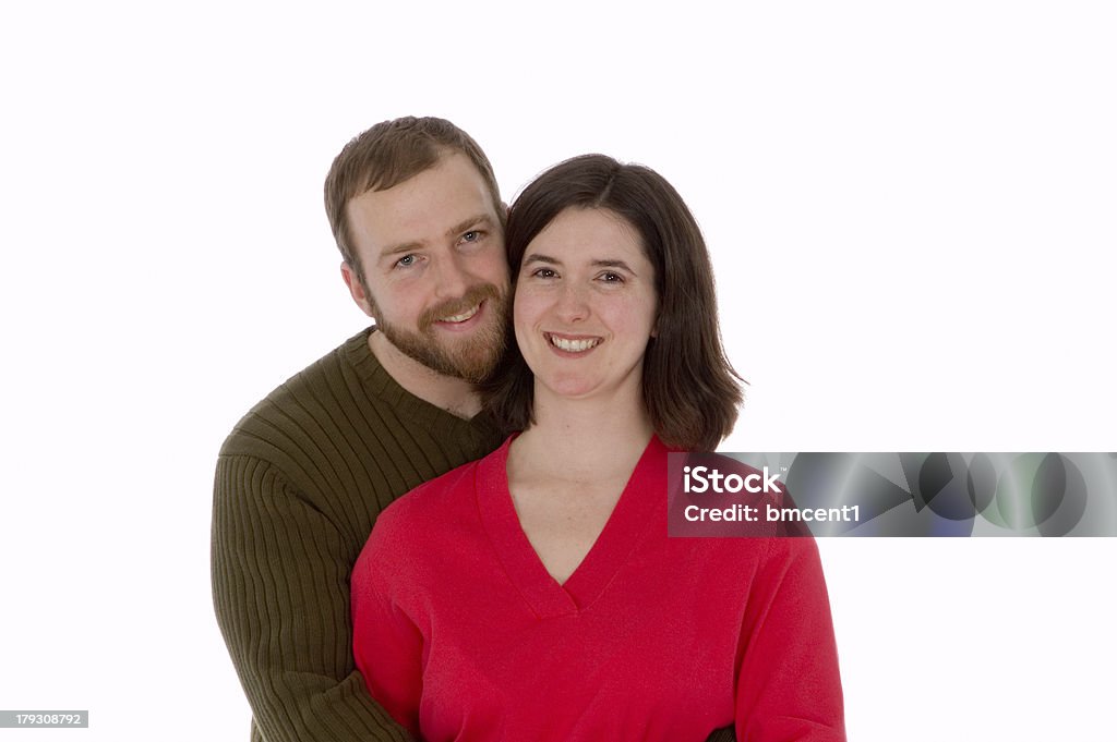 Glückliches Paar umarmen und Lächeln - Lizenzfrei Attraktive Frau Stock-Foto