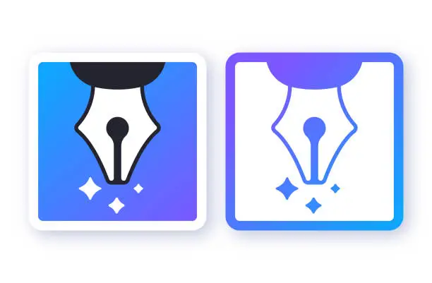 Vector illustration of Artificial Intelligence Generative Chat Writing AI Icons and Symbols