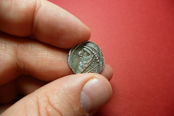 istock Ancient Coin of Mithridates II 179308842