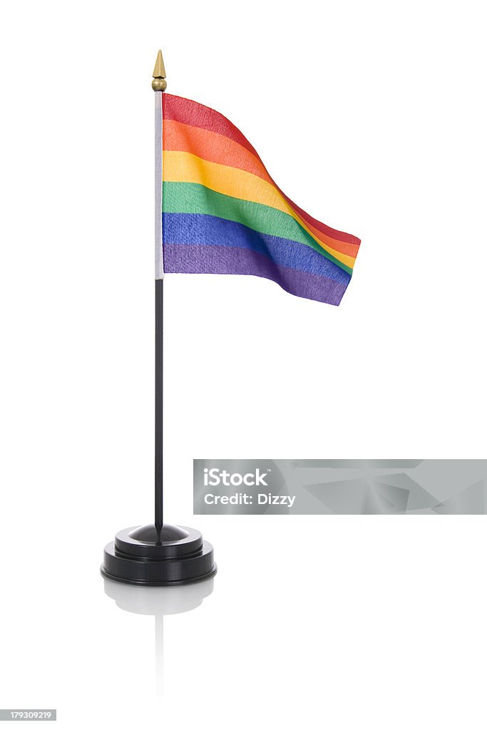 Bandiera arcobaleno - Foto stock royalty-free di Scontornabile