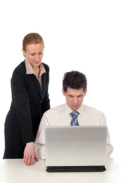 istock Business couple working on laptop 179309280