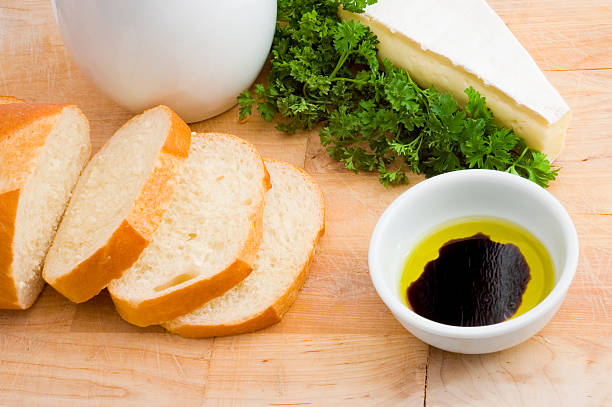 istock Bread, oil and vinegar, brie cheese 179309500