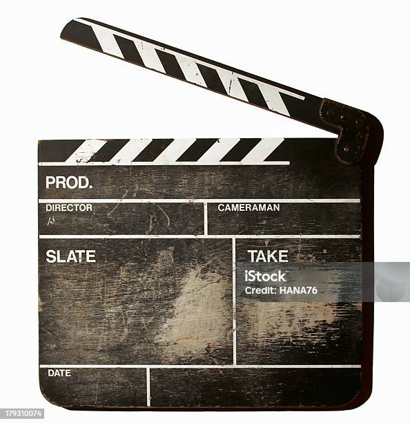 Фильм Clapper Board — стоковые фотографии и другие картинки Кинохлопушка - Кинохлопушка, Стиль ретро, Старый