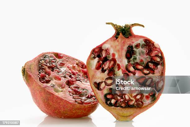 Pomegranate Stock Photo - Download Image Now - Circle, Cross Section, Cut Out