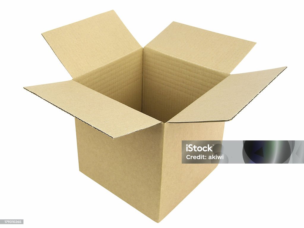 Caja abierta - Foto de stock de Beige libre de derechos