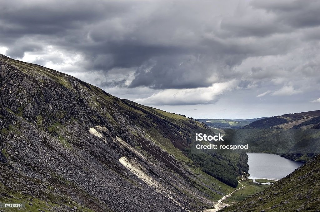 Vista di Upper Lake, Glendalough. L'Irlanda - Foto stock royalty-free di Carlow