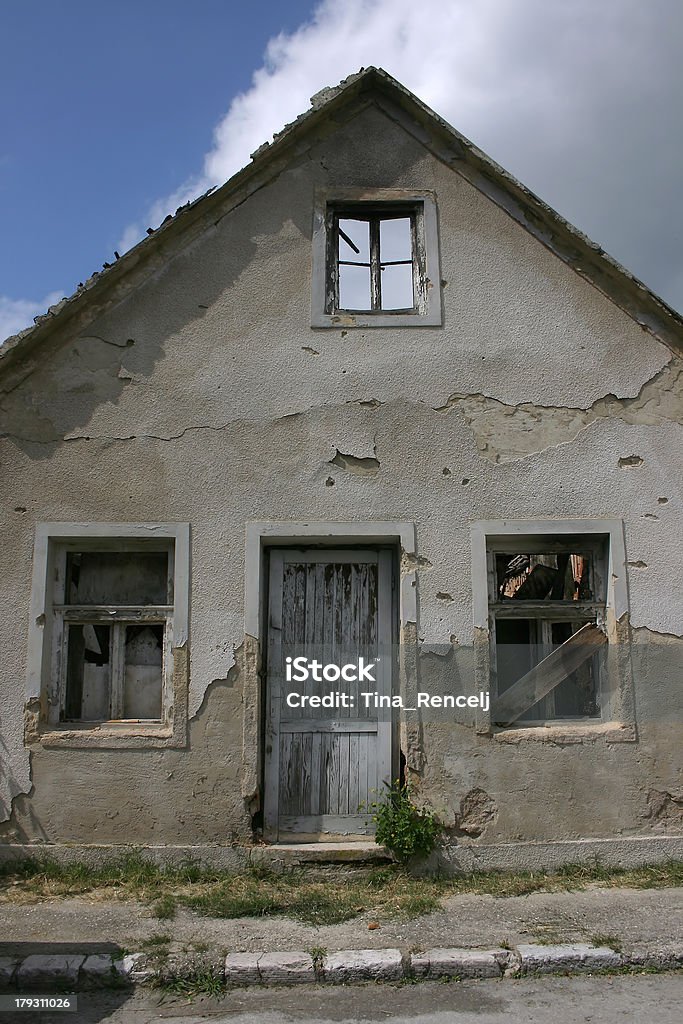 Dachlose Haus - Lizenzfrei Abgerissen Stock-Foto