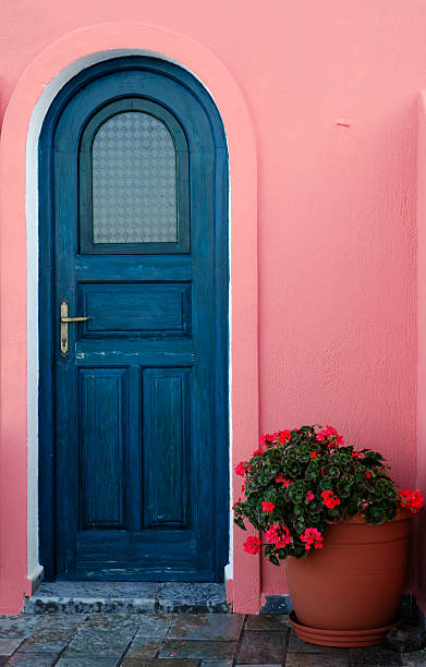 istock Traditional door on a Greek island 179311036