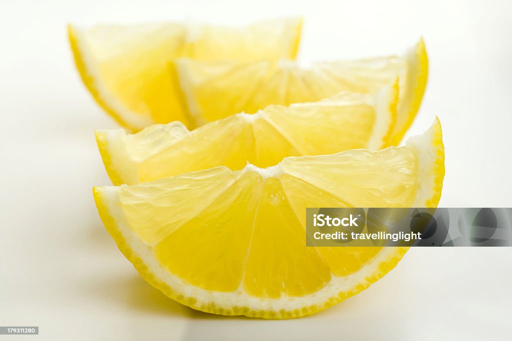 Fatias de limão - Foto de stock de Amarelo royalty-free